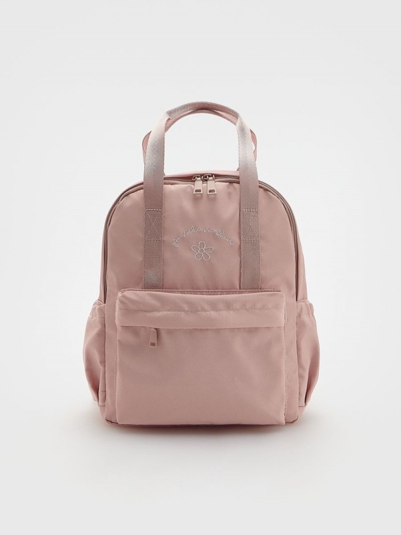 Reserved Rucksack Taschen Mädchen Rosa | 9846-EXZLM