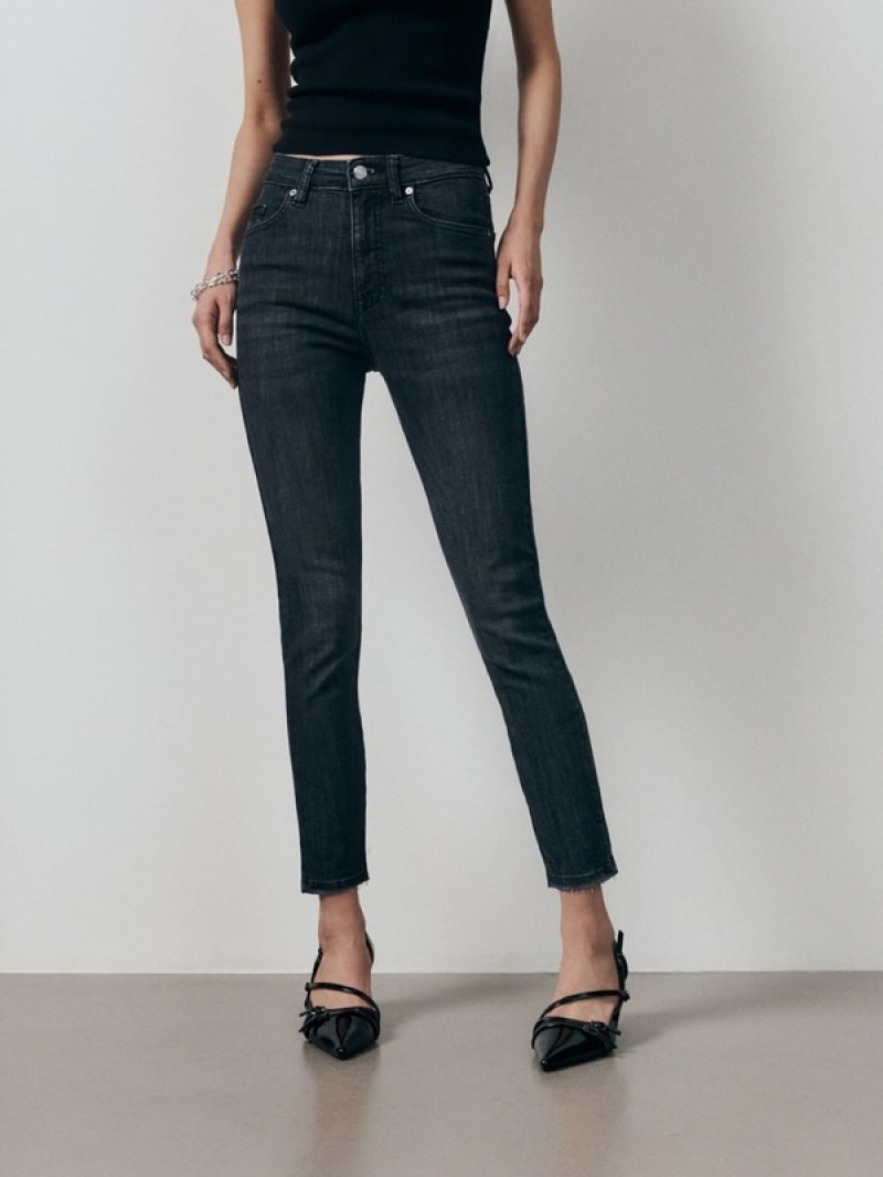 Reserved Sculpt Jeans Damen Grau | 2539-ZXMSQ