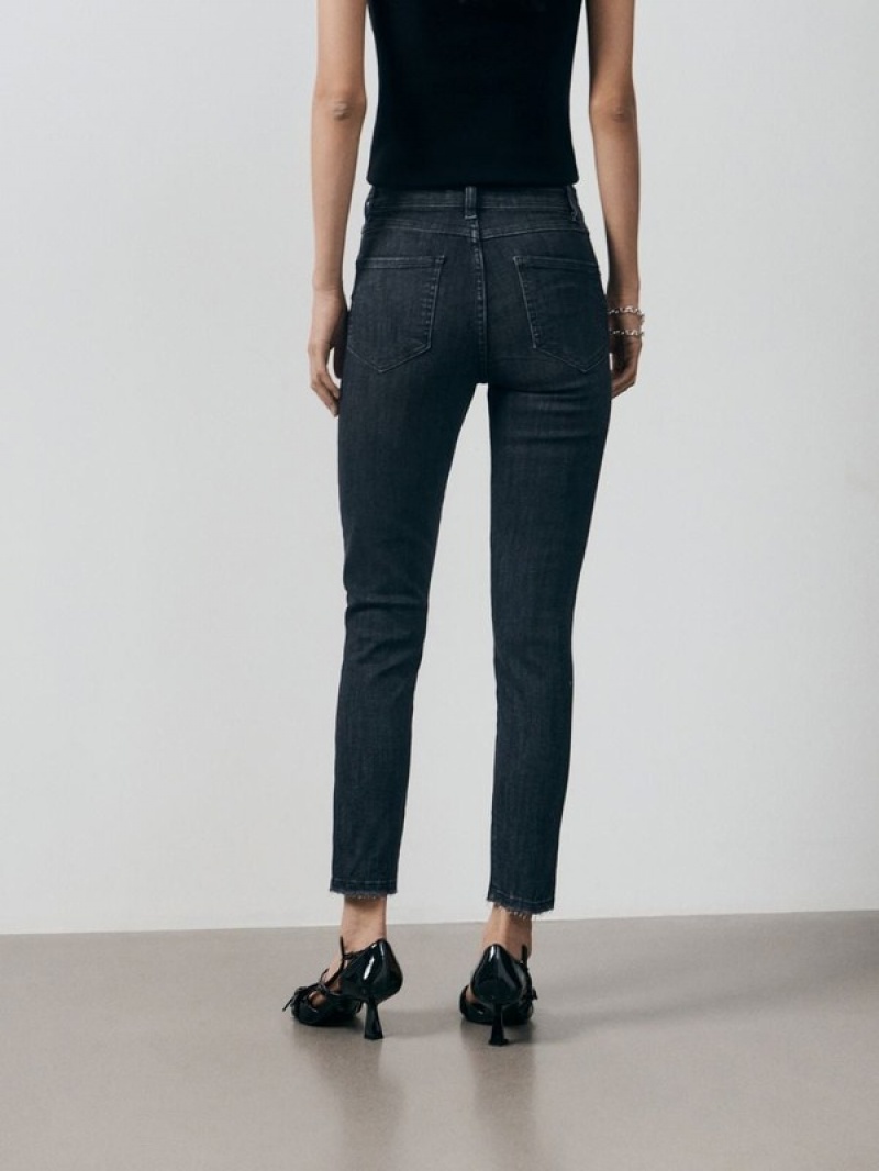 Reserved Sculpt Jeans Damen Grau | 2539-ZXMSQ