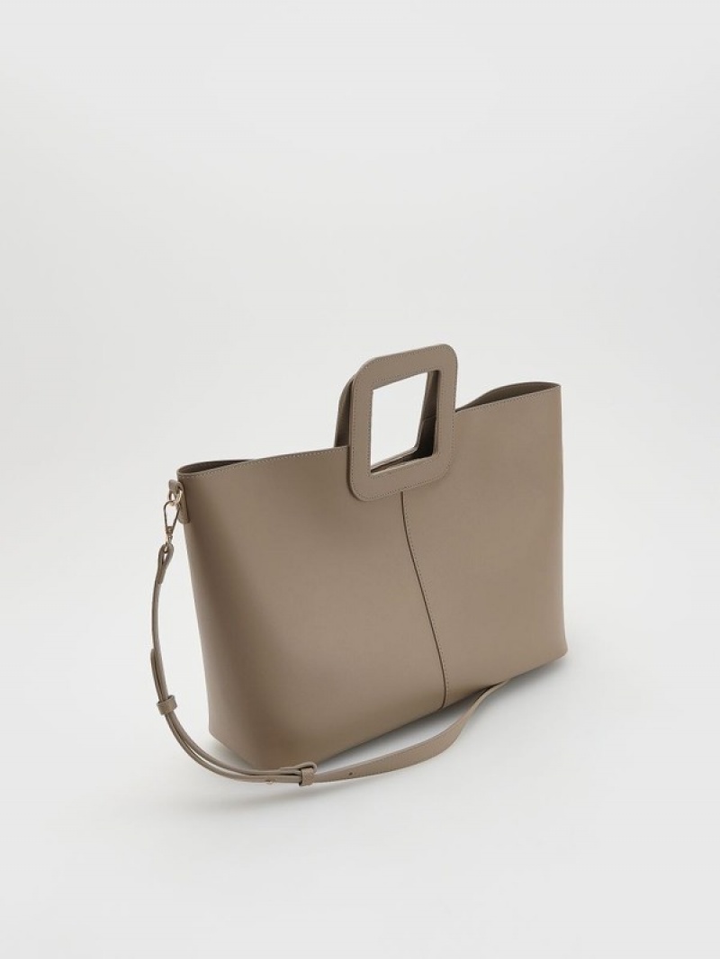 Reserved Shopper Taschen Damen Kaffee | 2397-LDNSA