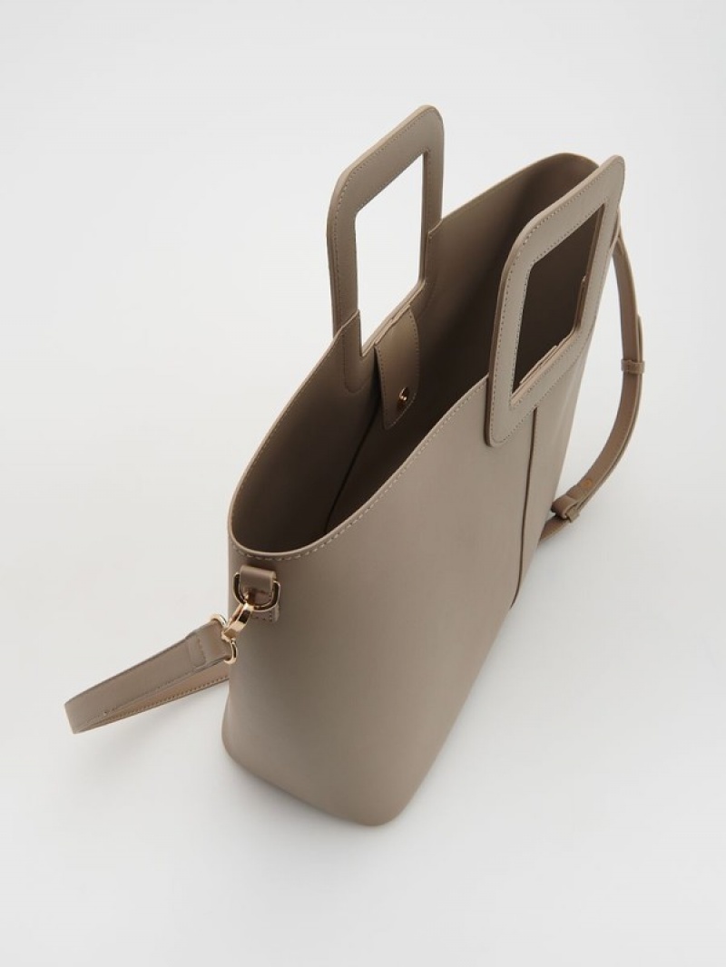 Reserved Shopper Taschen Damen Kaffee | 2397-LDNSA