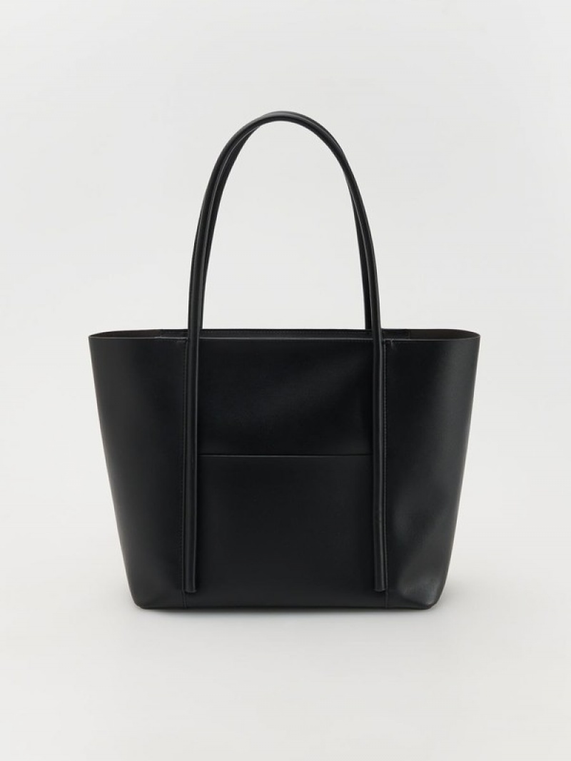 Reserved Shopper Taschen Damen Schwarz | 9743-VNAYK