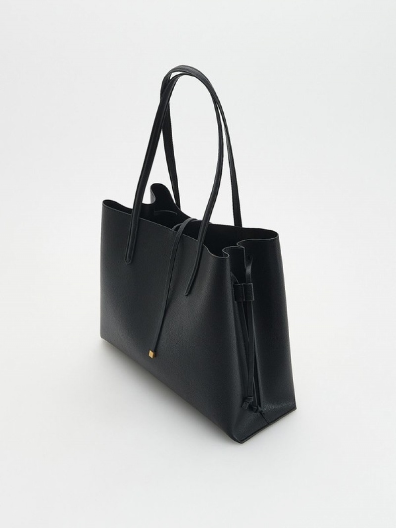 Reserved Shopper Taschen Damen Schwarz | 1263-ZMYNJ