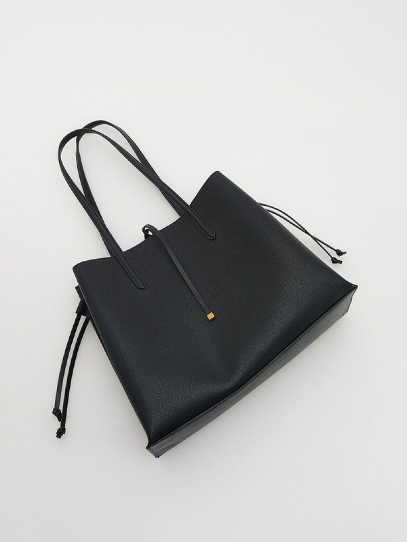 Reserved Shopper Taschen Damen Schwarz | 1263-ZMYNJ