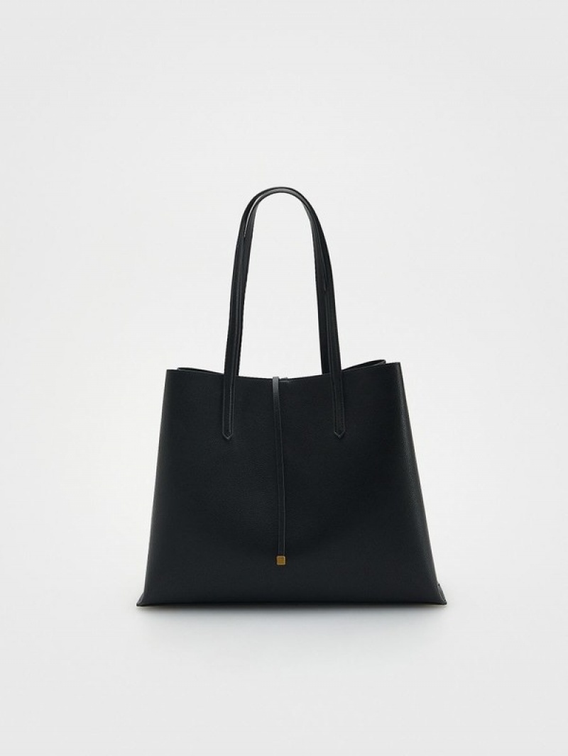 Reserved Shopper Taschen Damen Schwarz | 1263-ZMYNJ