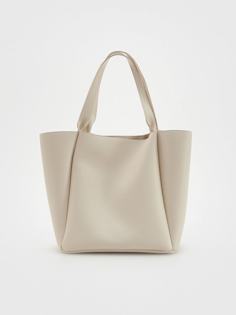 Reserved Shopper Taschen Damen Weiß | 2460-OSLPD