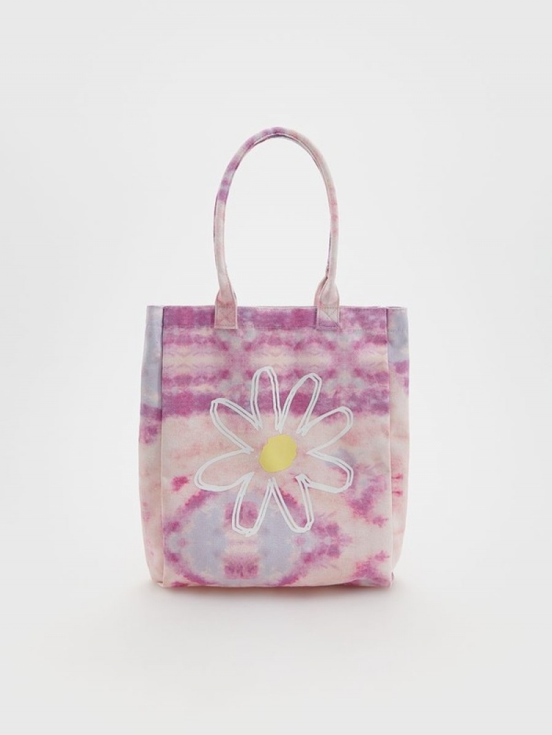 Reserved Shoppertie Dye Effect Taschen Mädchen Lavendel | 2956-OUAXI