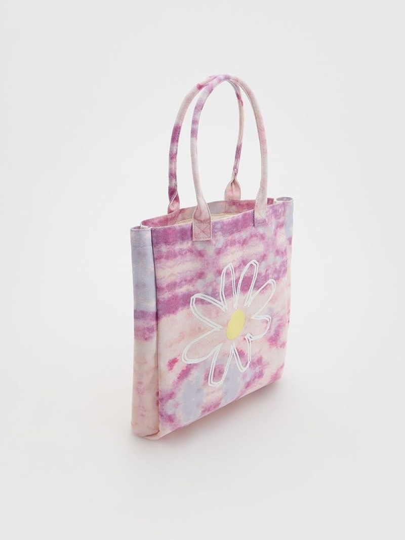 Reserved Shoppertie Dye Effect Taschen Mädchen Lavendel | 2956-OUAXI