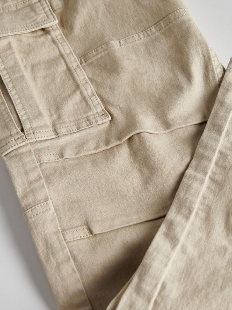 Reserved Slim Cargo Hosen Herren Beige | 5138-CZDNO