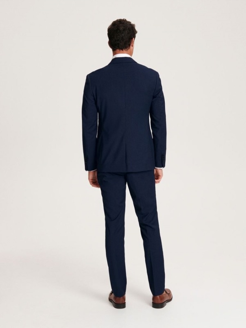 Reserved Slim Fit Anzüge Herren Navy | 0758-NGPRO