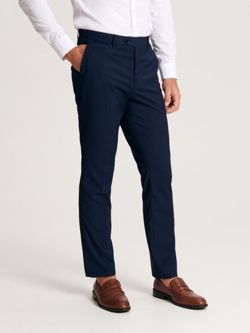 Reserved Slim Fit Anzüge Herren Navy | 3195-STEBR