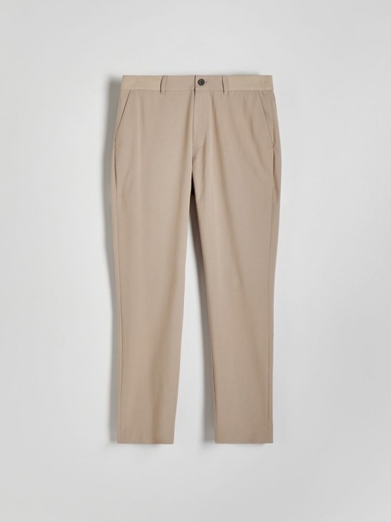 Reserved Slim Hosen Herren Beige | 9423-HUXMS