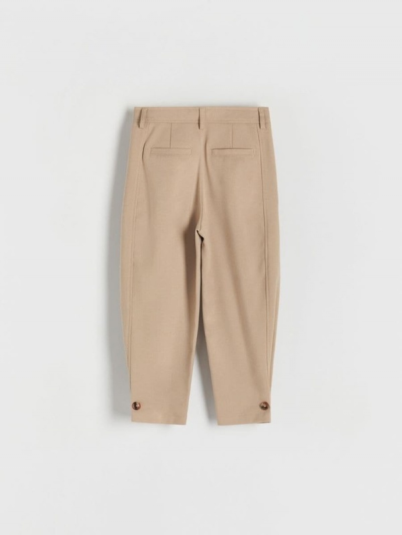 Reserved Smart Hosen Mädchen Beige | 6240-ZPCFX