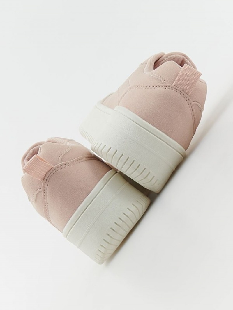 Reserved Sneakersa Rubber Sole Schuhe Mädchen Rosa | 1325-EYGSL