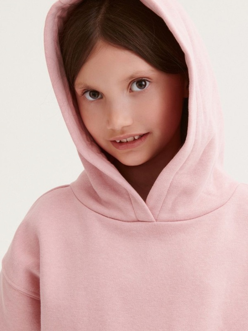 Reserved Stirrup Hoodie Mädchen Rosa | 8720-JFYHV