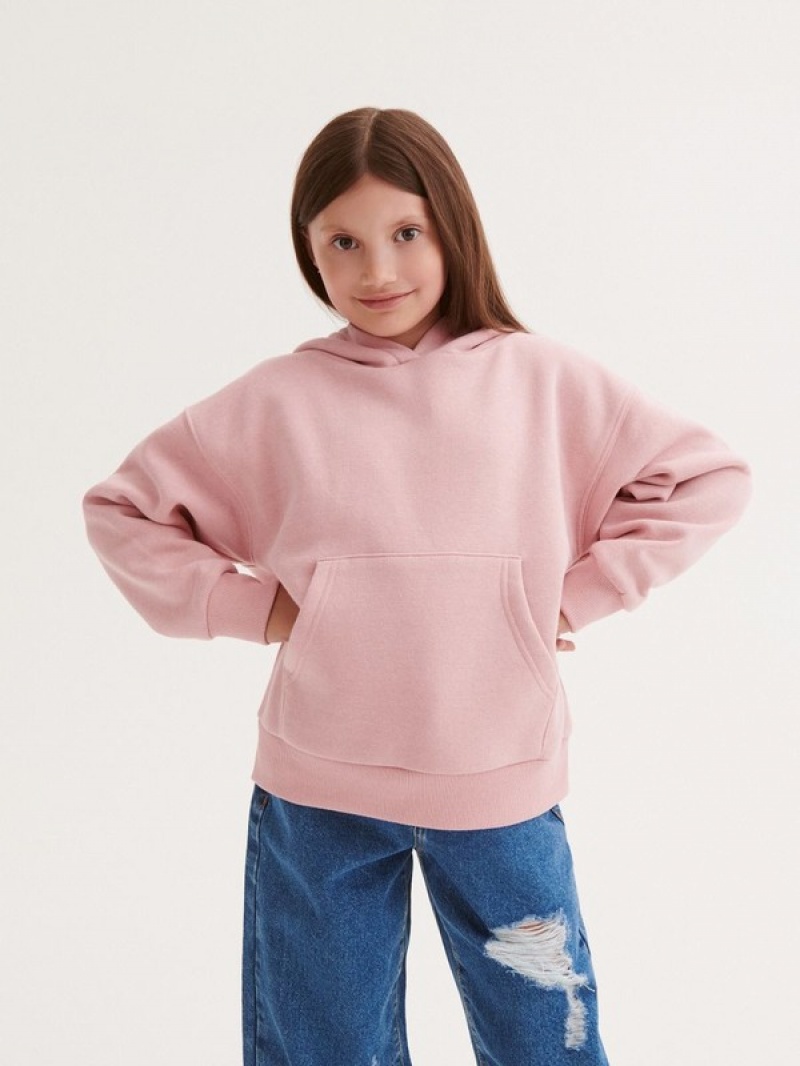 Reserved Stirrup Hoodie Mädchen Rosa | 8720-JFYHV