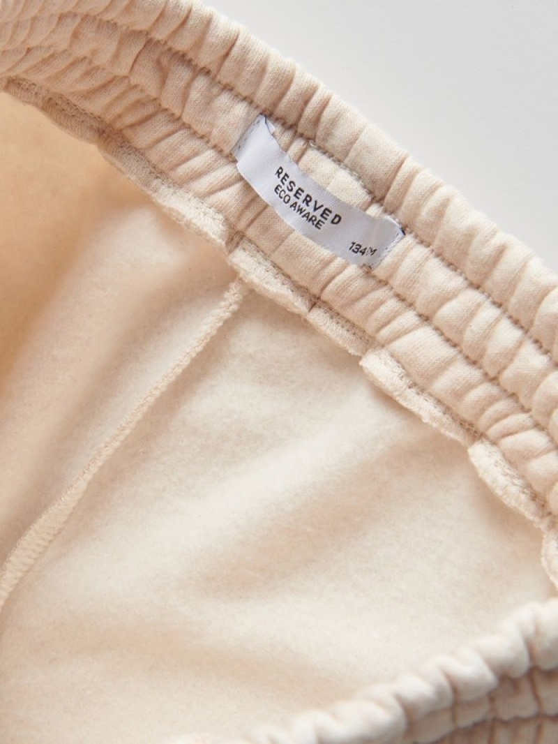 Reserved Stirrup Hosen Mädchen Beige | 4902-FLKIR