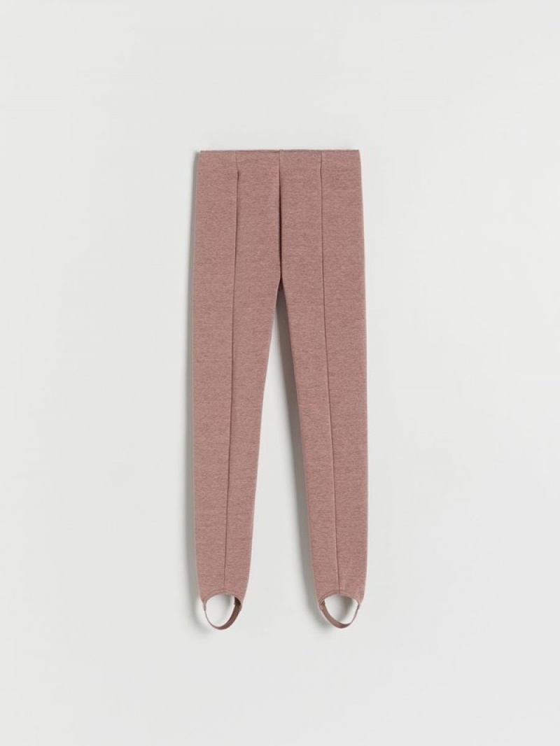 Reserved Stirrup Leggings Hosen Mädchen Beige | 2645-VEXZP