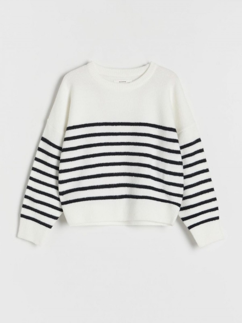 Reserved Stripe Pullover Mädchen Mehrfarbig | 7513-VOQGS