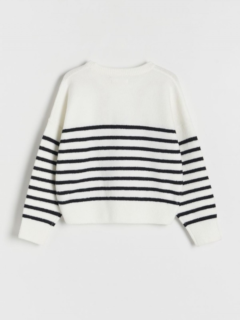 Reserved Stripe Pullover Mädchen Mehrfarbig | 7513-VOQGS