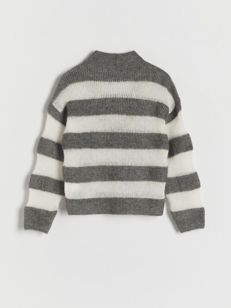 Reserved Stripe Pullover Mädchen Mehrfarbig | 2516-BJIAL