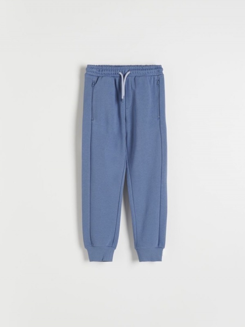 Reserved Sweat Joggerszip Fasteners Hosen Jungen Blau | 7102-CKLYG