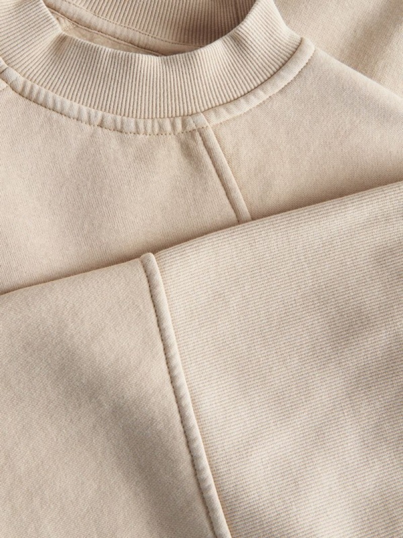 Reserved Sweatstitching Sweatshirts Mädchen Beige | 0165-RWSPV