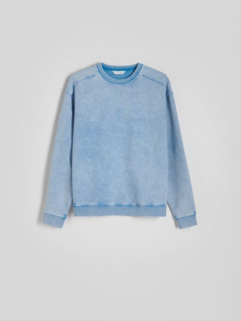 Reserved Sweatwash Effect Sweatshirts Damen Dunkelgrau | 1820-JUTZX