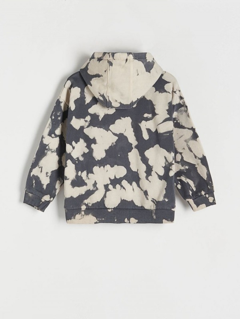 Reserved Tie-dye Pullover Jungen Dunkelgrau | 2549-BCTJZ