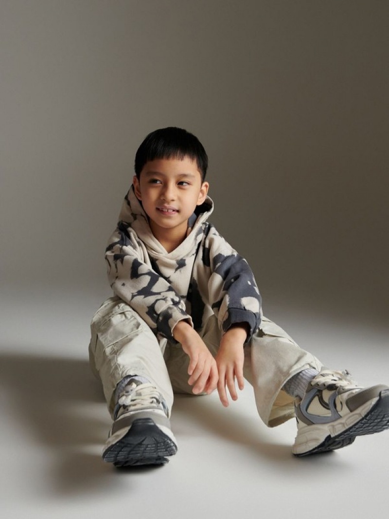 Reserved Tie-dye Pullover Jungen Dunkelgrau | 2549-BCTJZ