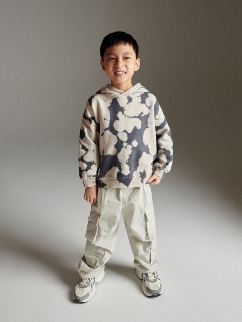 Reserved Tie-dye Pullover Jungen Dunkelgrau | 2549-BCTJZ