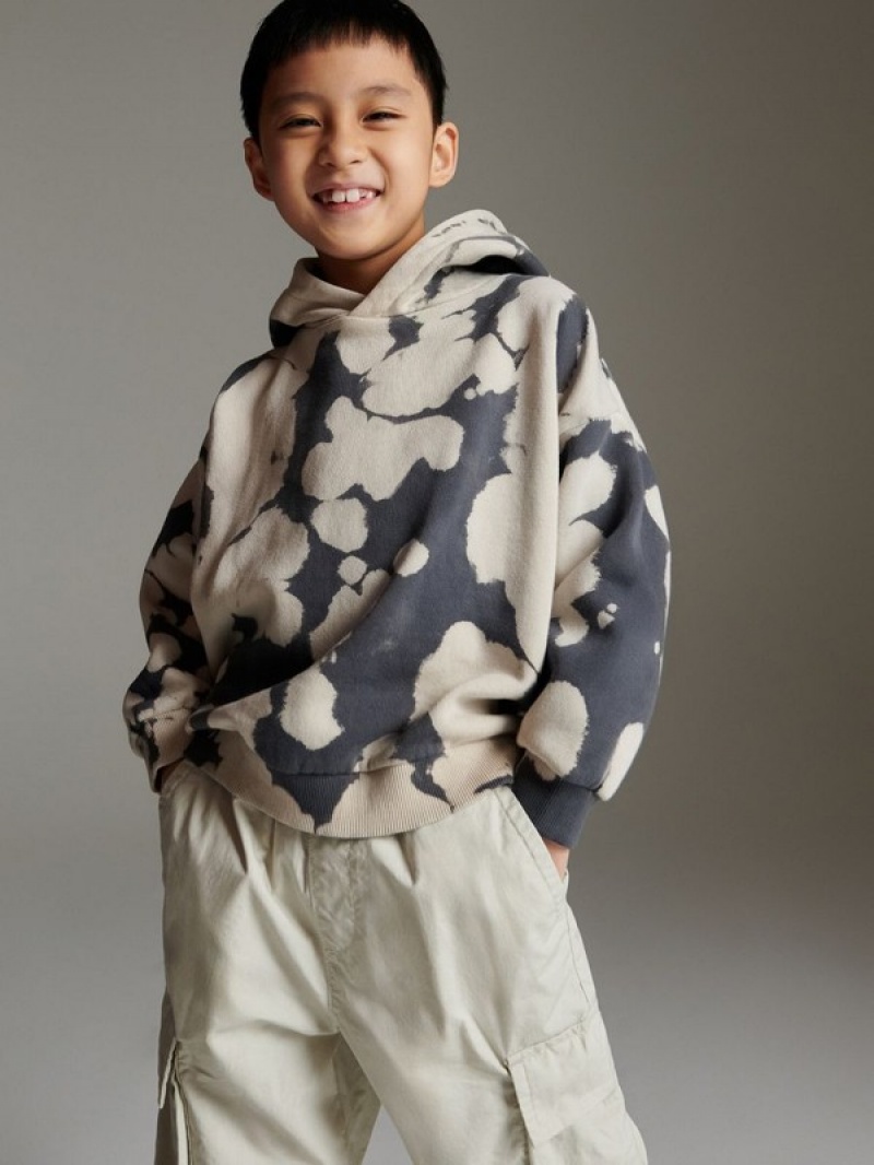 Reserved Tie-dye Pullover Jungen Dunkelgrau | 2549-BCTJZ