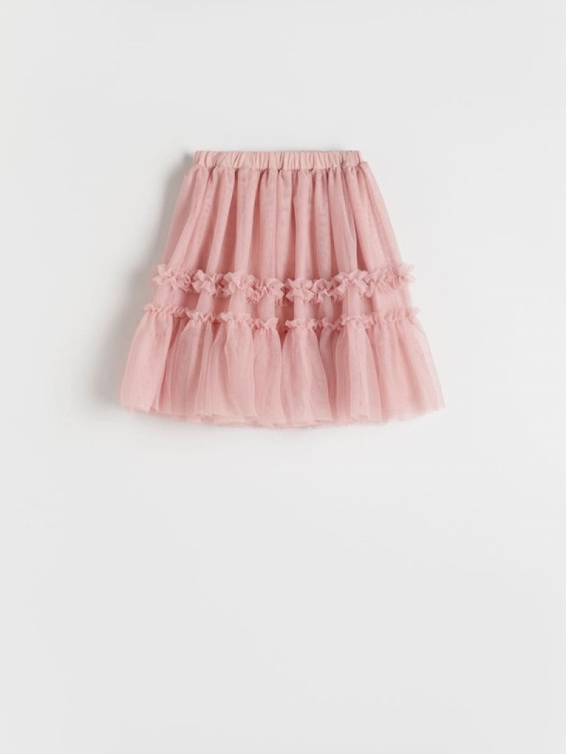 Reserved Tulle Kleid Mädchen Rosa | 8910-BIHAL