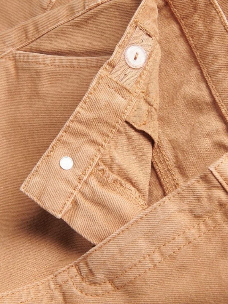 Reserved Weite Legcargo Pockets Jeans Mädchen Beige | 6750-SZTCR