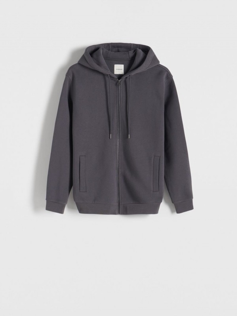 Reserved Zip Up Sweatshirts Herren Dunkelgrau | 2815-OEMHA